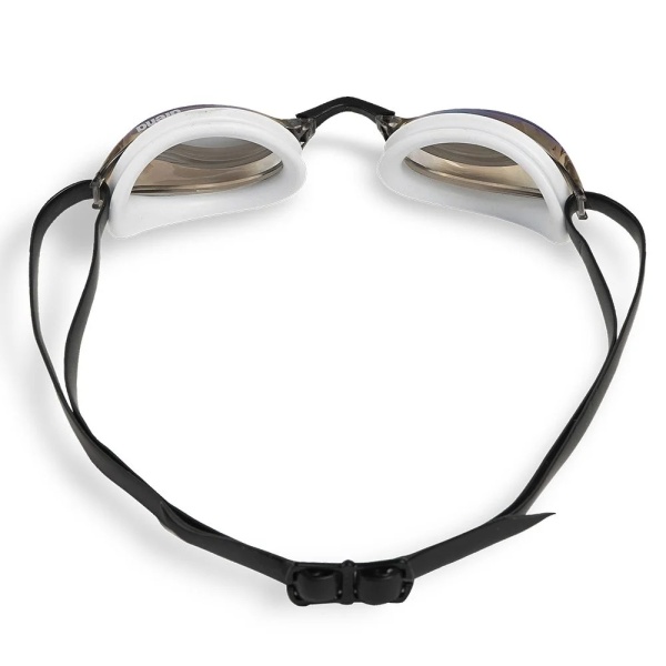 Очки для плавания Arena Python Mirror 1E763-119, золотистые линзы, белый/черный