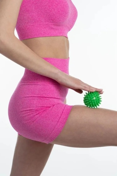 Мяч массажный Ортосила L0107, 7 см, зеленый