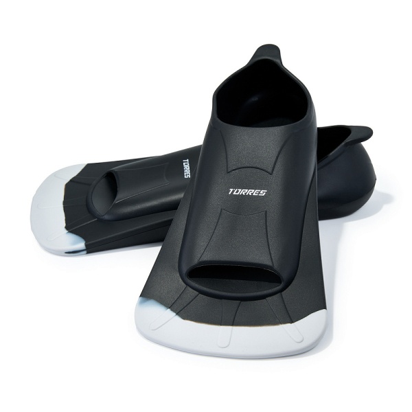 Ласты для плавания Torres F02, SWF02240, черный/серый