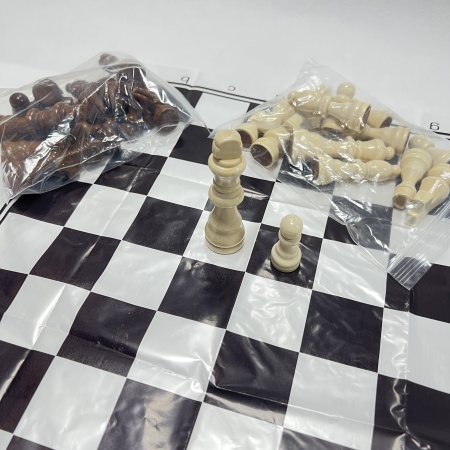 Шахматы High-Grade Chess арт. 3012, разм. 400 х 400 мм, дерево, мягкая доска