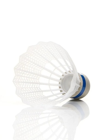 Воланы для бадминтона Torres 80 BD23107, ПВХ, упак. 6 шт., сред.скор., белый