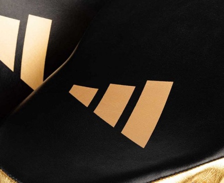 Лапы для бокса Adidas adiPFP01M, AdiStar Pro Speed MF Focus Pad, черный/золотой