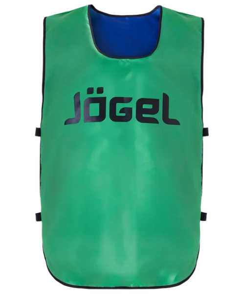 Манишка Jogel JBIB-2001, детская, двухсторонняя, синий/зеленый