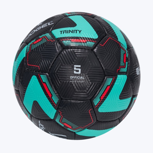 Мяч футбольный Jogel Trinity (ЦБ-00004466), разм. 5, черный/белый