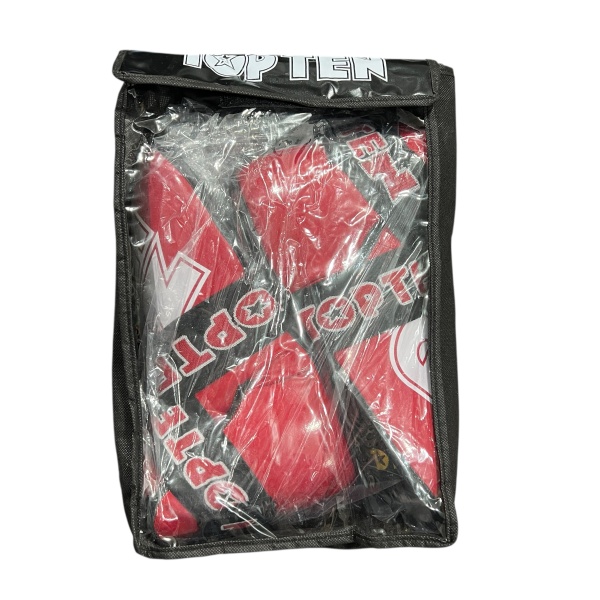 Галоши для кикбоксинга Top Ten арт.209, в сумке, красный