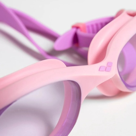 Очки для плавания детские Arena The One JR 001432-959, фиолетовые линзы, розовый/фиолетовый