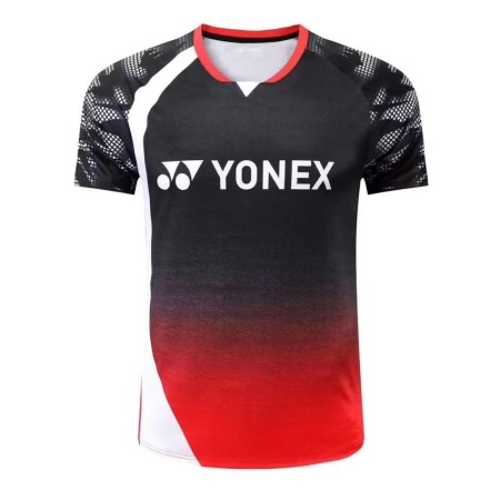Футболка для бадминтона Yonex 6257А, мужская, красный/черный
