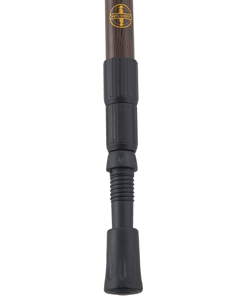 Палки для скандинавской ходьбы Berger Explorer 3х-секционные, 67-135 см, коричневый