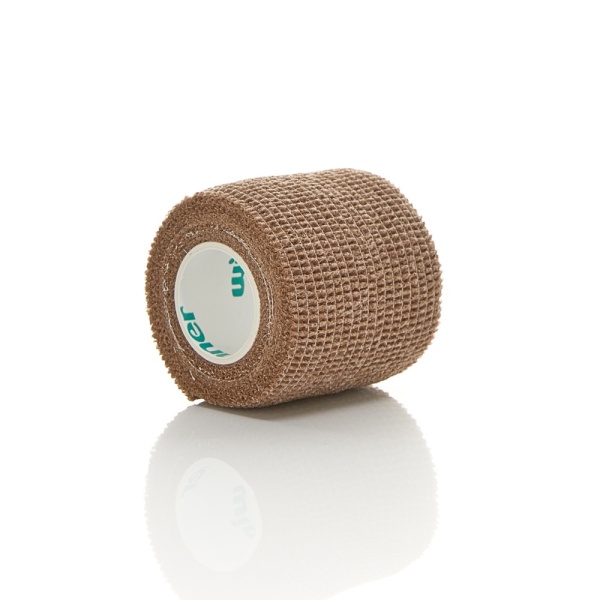 Тейп жесткий Winner 606109, разм. 4,5 м х 5 см, нетканый, когезивный, бежевый