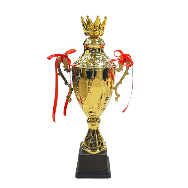 Кубок 2302-1, металл/пластик, золотой