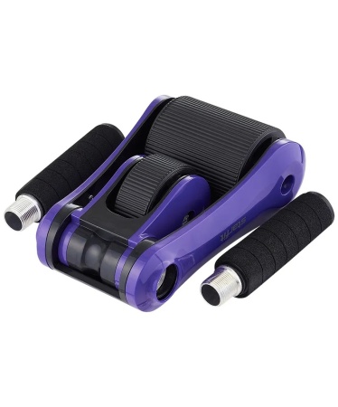 Ролик для пресса StarFit RL-108, складной, черный/фиолетовый