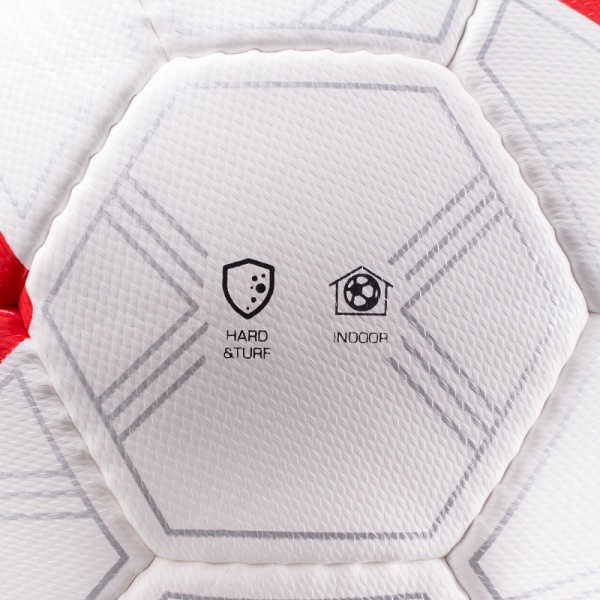 Мяч футзальный Torres Futsal Match FS323774, разм.4, 32 пан. ПУ,4 подкл.слоя, ручн.сш, бел/крас/желт