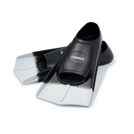 Ласты для плавания Torres F01, SWF01240, черный/серый