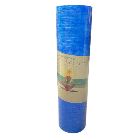 Коврик для йоги EVA9-7, ЭВА, 8 мм, разм. 173 х 61 см, синий
