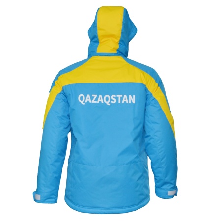 Куртка лыжника Ray Патриот 131-19, синий/желтый