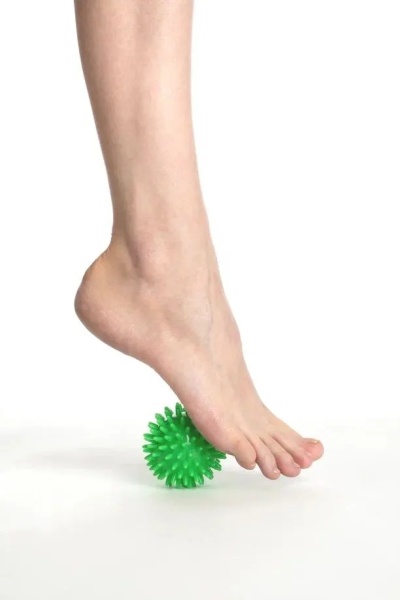 Мяч массажный Ортосила L0107, 7 см, зеленый