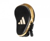 Лапы для бокса Adidas adiPFP01M, AdiStar Pro Speed MF Focus Pad, черный/золотой