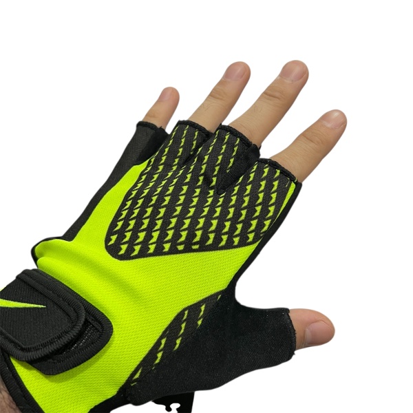 Перчатки для фитнеса Nike Pro Elevate Gloves 2.0 арт.8515, черный/салатовый