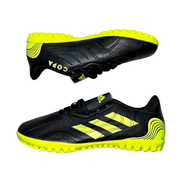 Сороконожки Adidas Copa, черный/салатовый