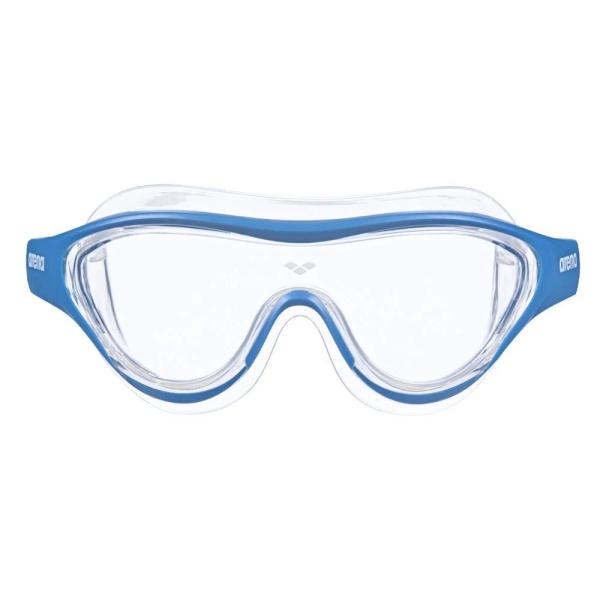 Полумаска для плавания Arena The One Mask 003148-101, прозрачные линзы, синий