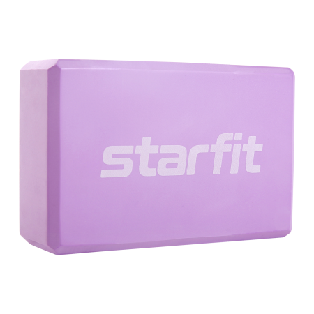 Блок для йоги StarFit Core YB-200, разм. 23 х 15 х 8 см, фиолетовый