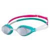Очки для плавания Arena Air-Speed Mirror 003151-104, серебрянные линзы, голубой/белый