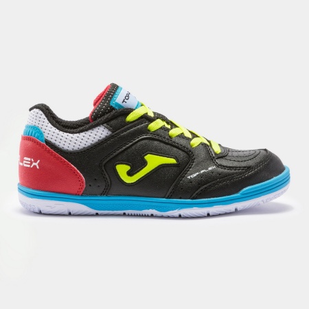 Футзалки Joma Top Flex JR TPJW.2131.IN, черный/голубой