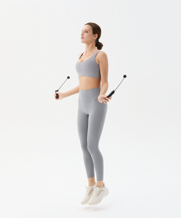 Скакалка StarFit RP-701, ПВХ, длина 3 м, умная, с пласт. ручками, черный