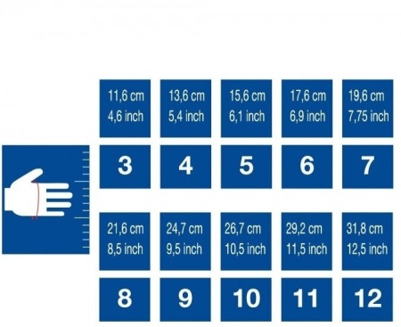 Перчатки Joma Winter 11.111, флис, темно-синий