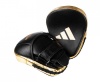 Лапы для бокса Adidas adiPFP01M, AdiStar Pro Speed MF Focus Pad, черный/золотой