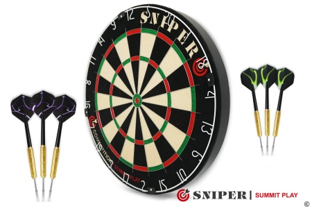 Дартс Sniper Summit Play Competition SSP-18CSP, диам. 18", дротики 6 шт.