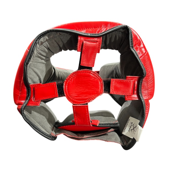 Шлем для бокса Sting IBA арт.01078, красный