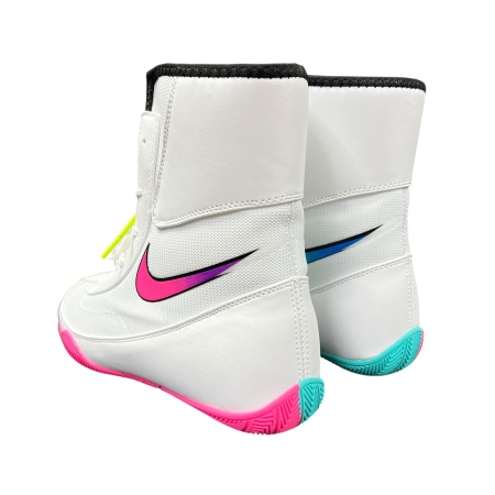 Боксерки Nike Machomai 2 (арт. 1789), белый/розовый/зеленый