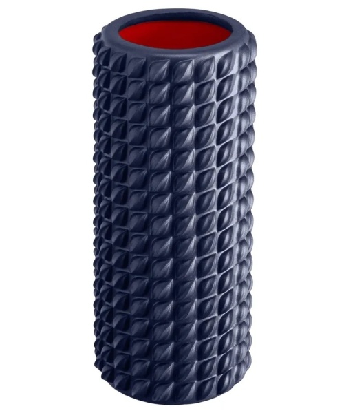 Ролик массажный StarFit FA-528, разм. 33 х 14 см, EVA/ПВХ, низкая жесткость, черный