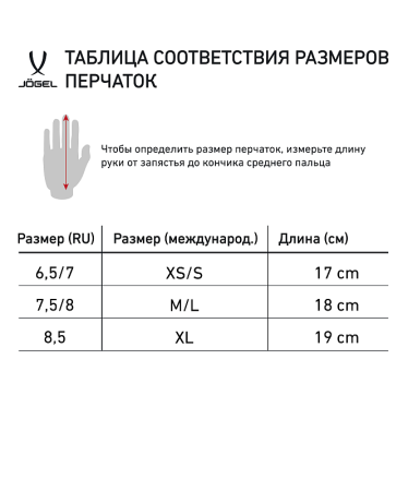Перчатки Jogel Camp Fleece Gloves (ЦБ-00003945), черный