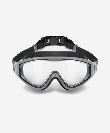 Очки-маска для плавания 25Degrees Immerse Black/Gray 25D25003, прозрачные линзы, черный/серый