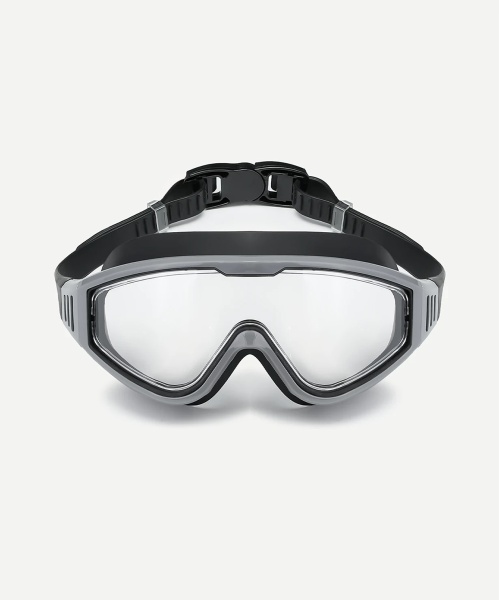 Очки-маска для плавания 25Degrees Immerse Black/Gray 25D25003, прозрачные линзы, черный/серый