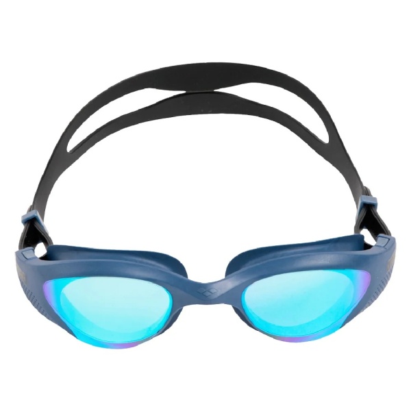 Очки для плавания Arena The One Mirror 003152-103, синие линзы, синий/темно-синий