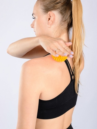 Мяч массажный Torres AL121607, 7 см, желтый