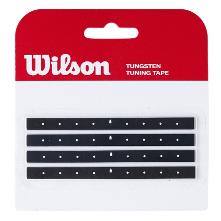 Утяжелитель для ракетки Wilson Tungsten Tuning Tape WRZ535900, 4 шт. по 2,5 гр, черный