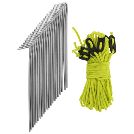 Палатка туристическая Maclay Santana 4, разм. 280 x 380 x 200 см, 4-местная, двухслойная, желтый