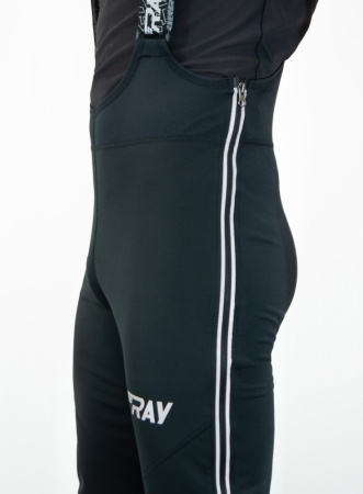 Брюки лыжника Spine Star 311-333, разминочные, черный