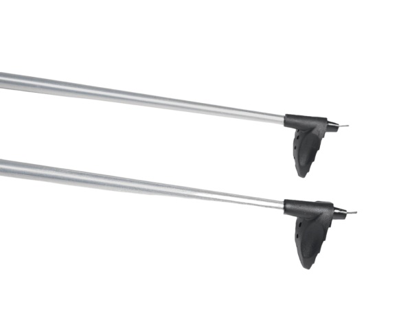 Палки лыжные STC X-Tour, алюминий, серый