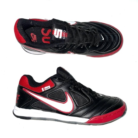 Футзалки Nike Gato, черный/красный
