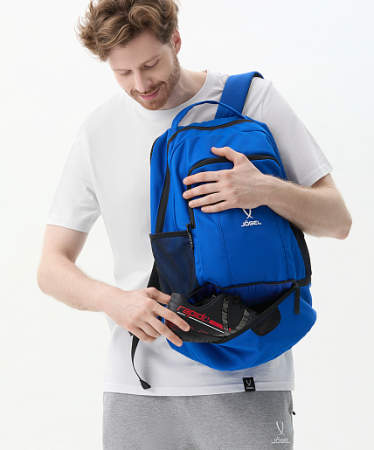 Рюкзак Jogel Camp Double Bottom 2.0, с двойным дном, 30 л, синий