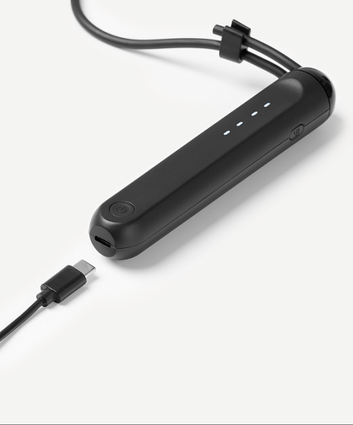 Скакалка StarFit RP-701, ПВХ, длина 3 м, умная, с пласт. ручками, черный