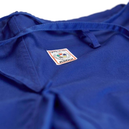 Кимоно для дзюдо Adidas 5524, синий/желтый, разм. 160 см