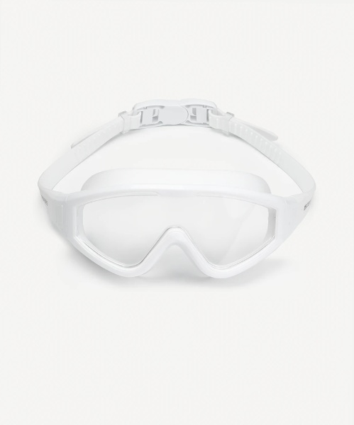 Очки-маска для плавания 25Degrees Vision White 25D25002, подростковый, прозрачные линзы, белый