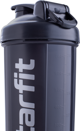 Шейкер StarFit Pro FB-200, 700 мл, с метал. венчиком, черный