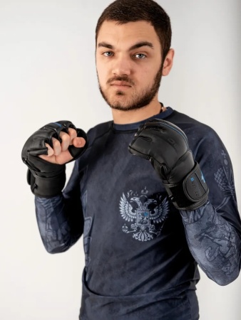 Перчатки для MMA BoyBo B-series (УТ-00001424), черный/синий